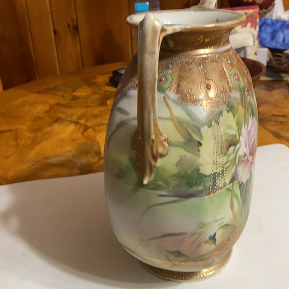 - Antique nippon moriage vase - Picture 5 of 7